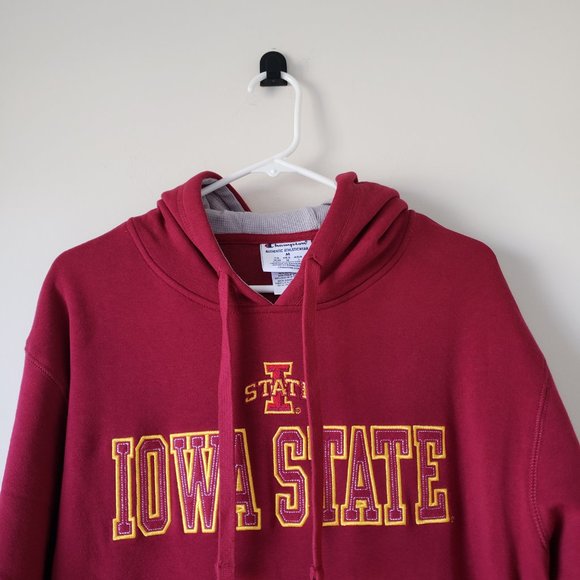 Champion Iowa State Cyclones NCAA Hoodie Sweatshirt Men's Size Medium Red NWT - Picture 3 of 13